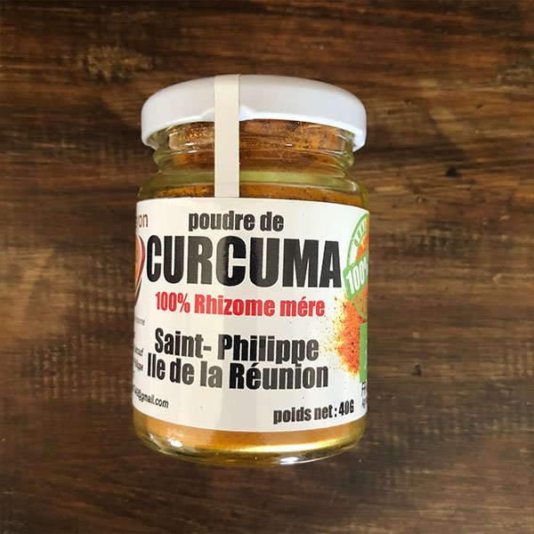 Curcuma bio poudre de La Réunion du Domaine de Picasso 80 g